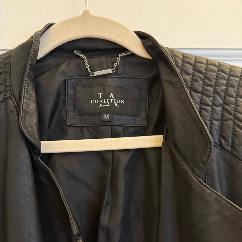 Lulu’s Black Leather Jacket - Picture 2 of 7